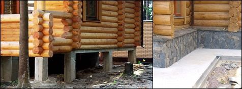 Виды фундамента под деревянный дом