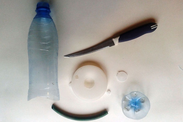 сделать ингалятор из пластиковой бутылки